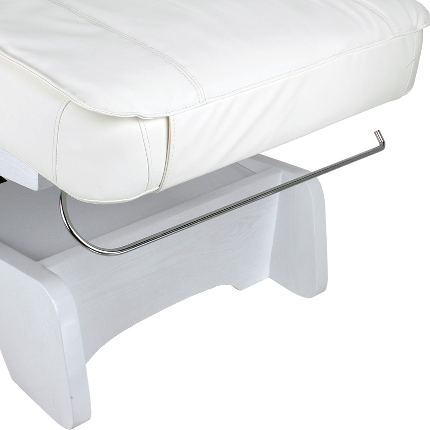 Massageliege Wellnessliege weiß 000208