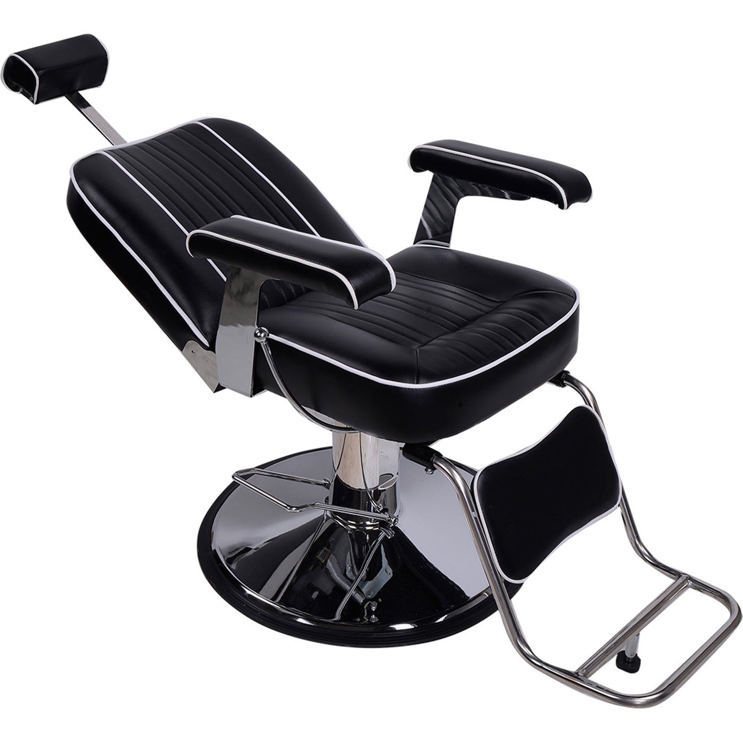 Barber Herrenstuhl Friseurstuhl schwarz 205028