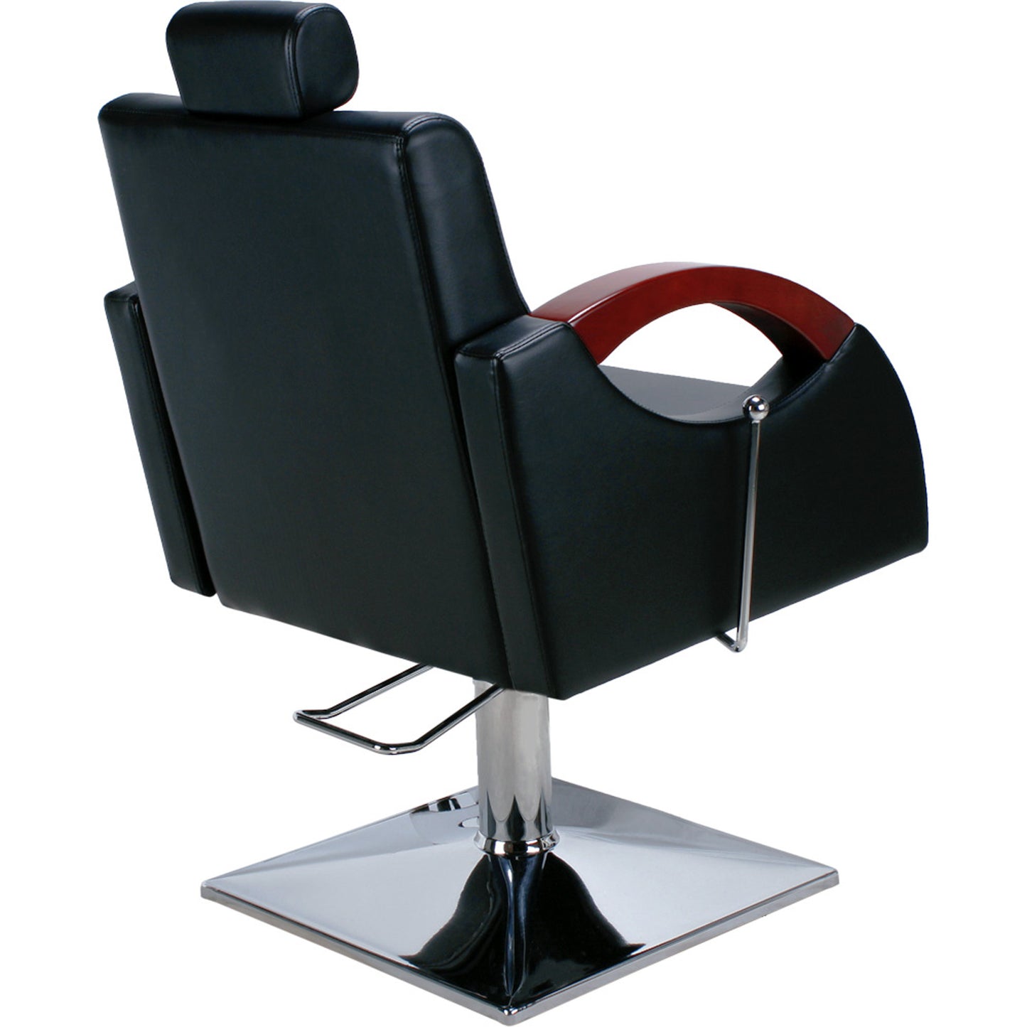 Friseurstuhl schwarz mit verstellbare Rückenlehne 205485A
