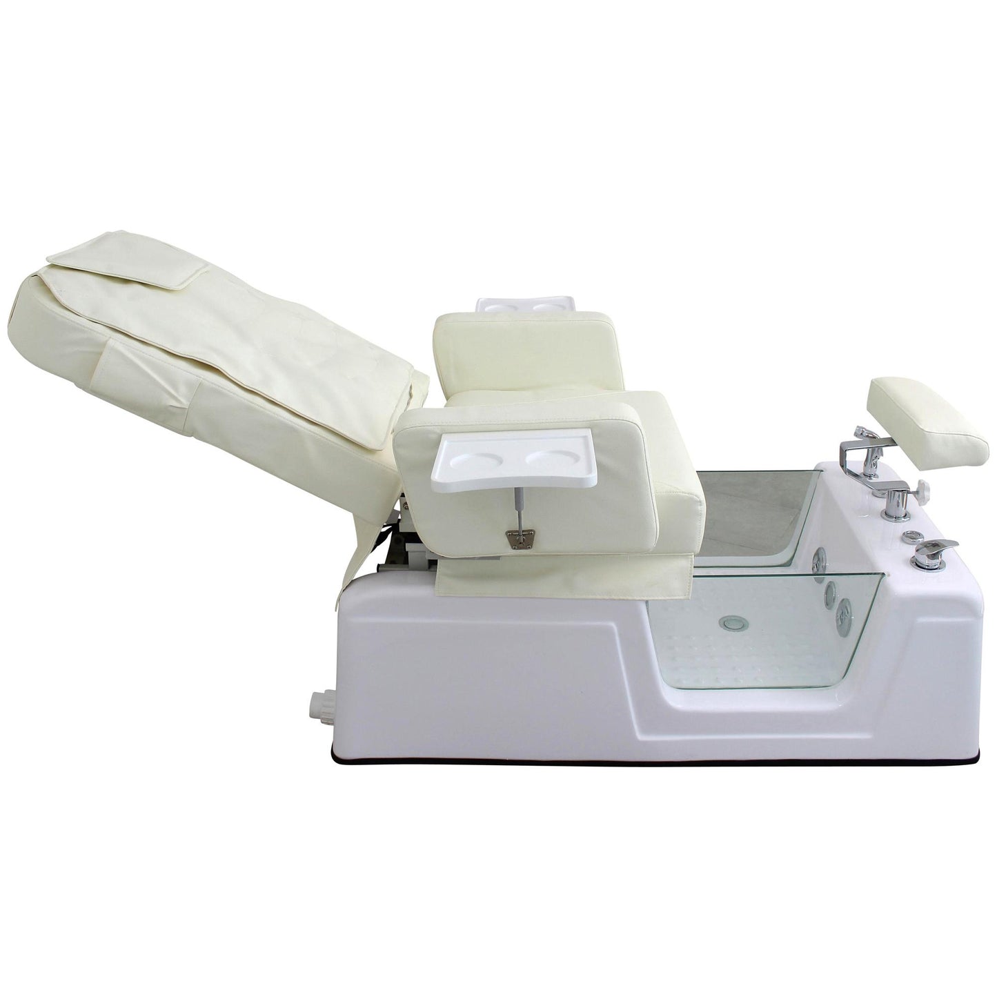 Fußpflegesessel elektrisch mit Rückenmassagefunktion weiß F002310