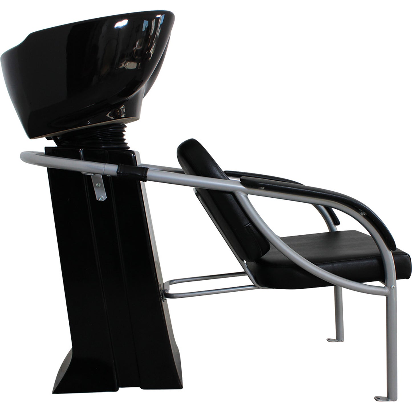 Friseurwaschsessel Rückwärtswaschsessel schwarz w50215