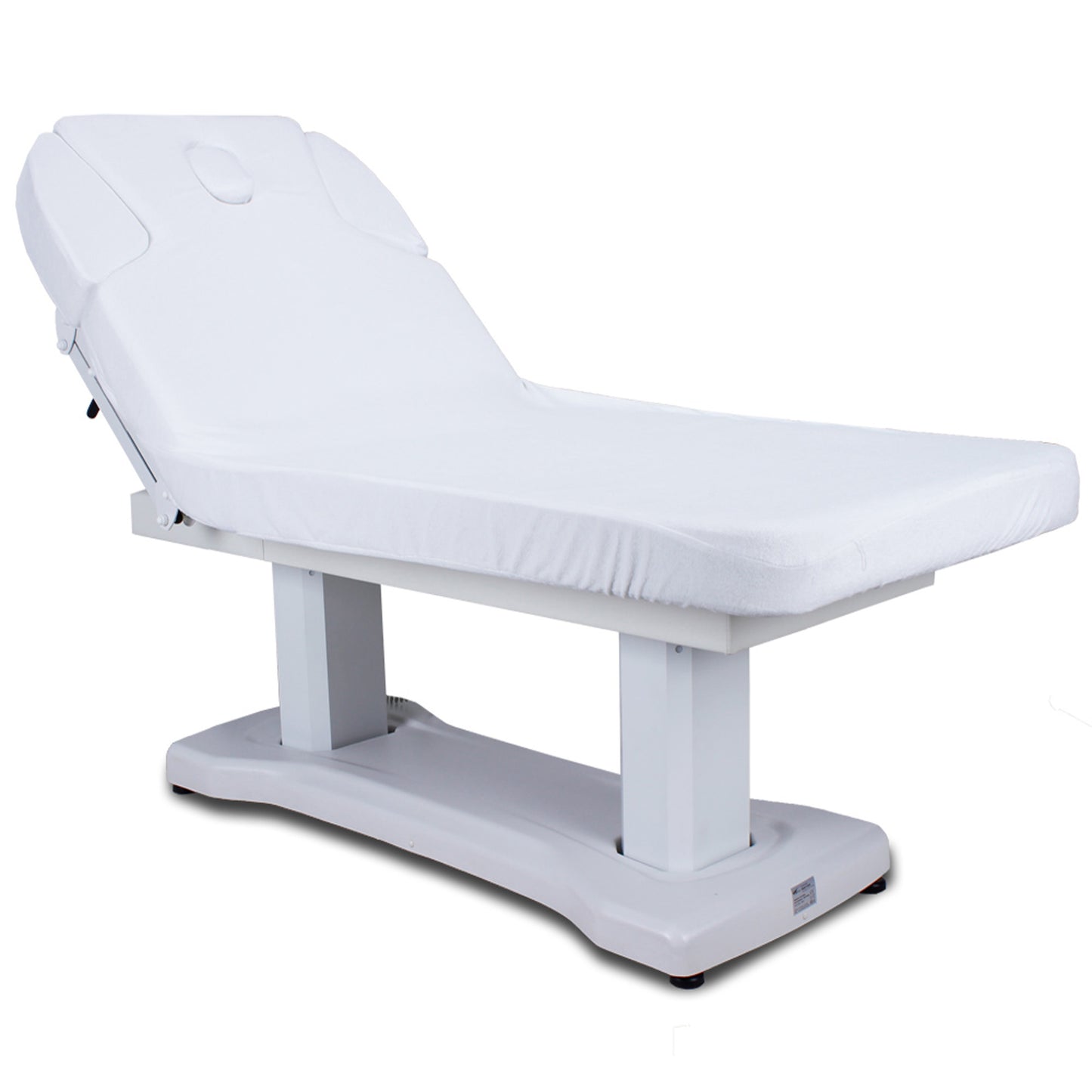 Massageliege weiß mit Heizung und Memory 003818H