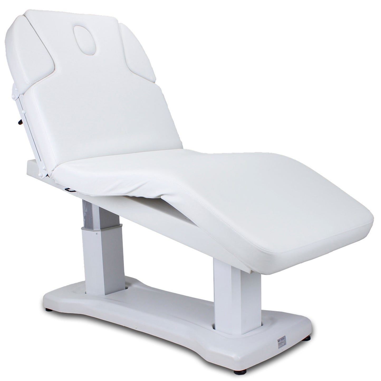 Massageliege weiß mit Heizung und Memory 003818H