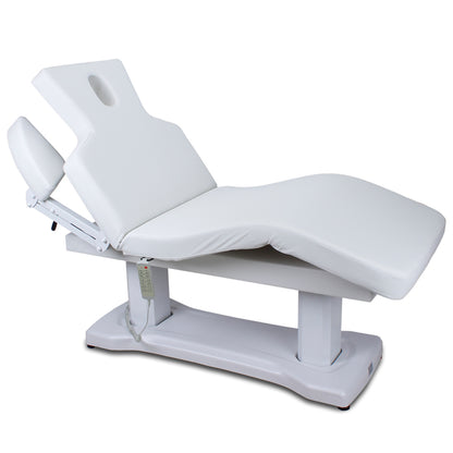Massageliege weiß mit Heizung und Memory 003818H