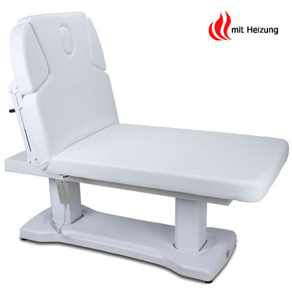 Massageliege weiß mit Heizung und Memory 003818H