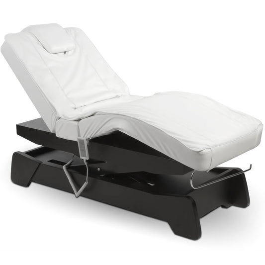 Massageliege Wellnessliege weiß / kaffee 040208
