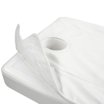 Massageliege schwarz / weiß 050208