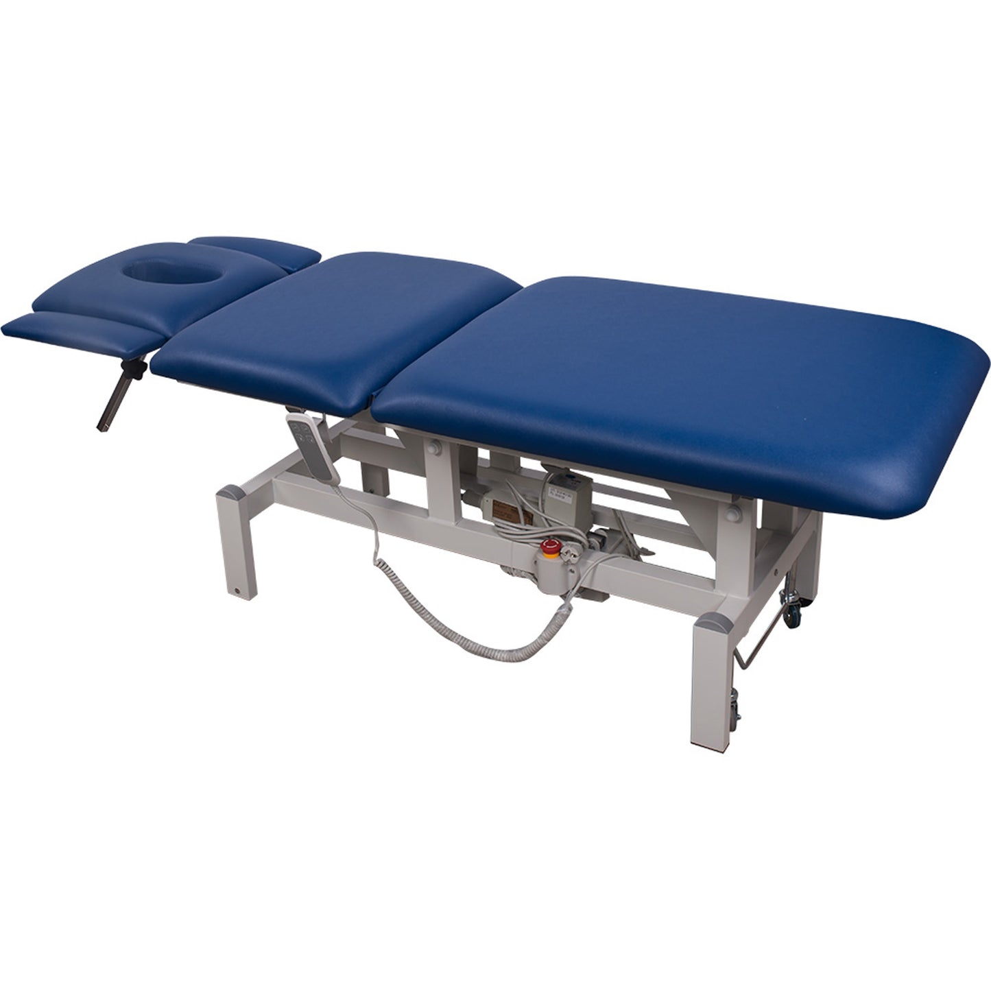 Vollelektrische Behandlungsliege blau 078273