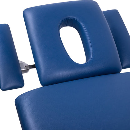 Vollelektrische Behandlungsliege blau 078273
