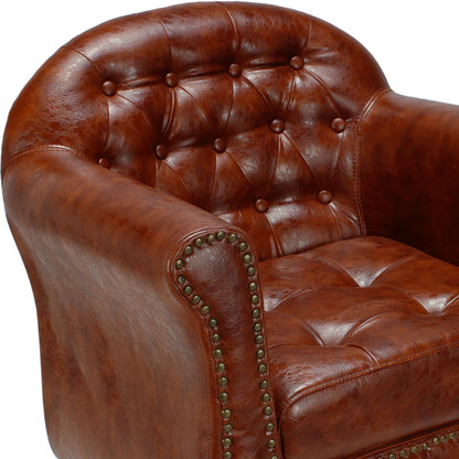Friseurstuhl braun 203481