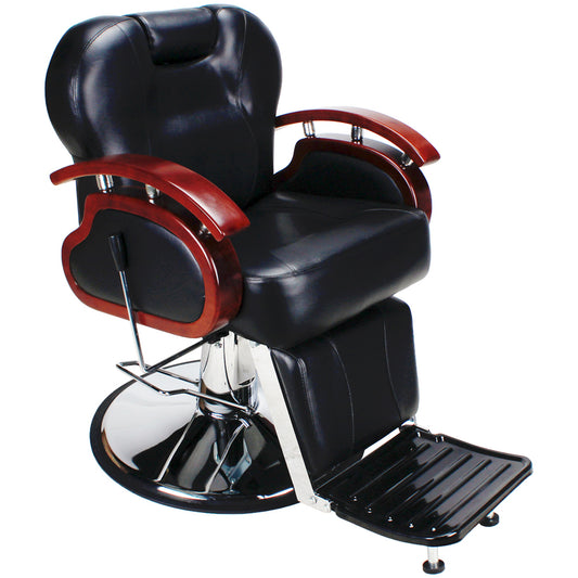 Barber Herrenstuhl Friseurstuhl schwarz 205005