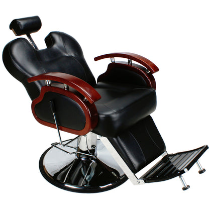 Barber Herrenstuhl Friseurstuhl schwarz 205005