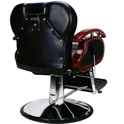 Barber Herrenstuhl Friseurstuhl schwarz 205005