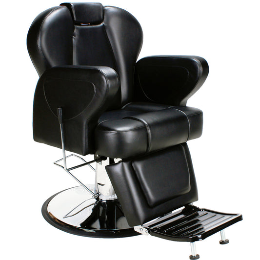 Barber Herrenstuhl Friseurstuhl schwarz 205019