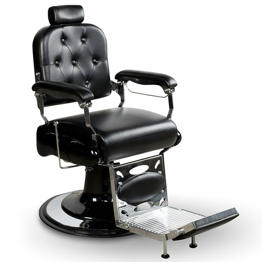 Barber Friseurstuhl Herrenstuhl schwarz 205023