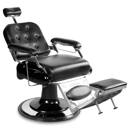 Barber Friseurstuhl Herrenstuhl schwarz 205023