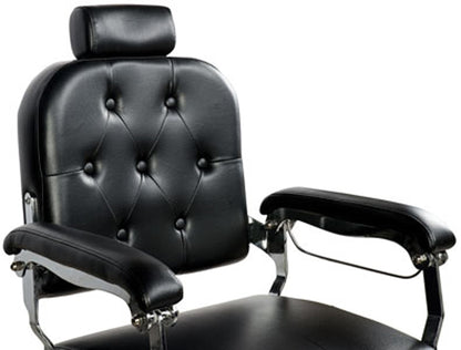 Barber Friseurstuhl Herrenstuhl schwarz 205023