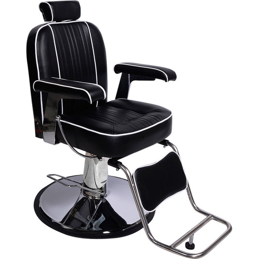Barber Herrenstuhl Friseurstuhl schwarz 205028