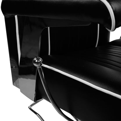 Barber Herrenstuhl Friseurstuhl schwarz 205028