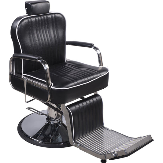 Barber Herrenstuhl Friseurstuhl schwarz 205029