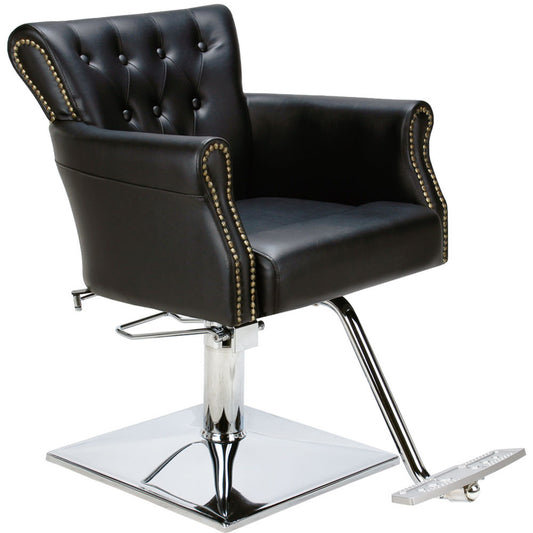 Friseurstuhl schwarz 205451