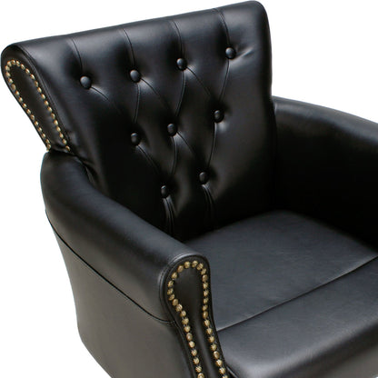 Friseurstuhl schwarz 205451