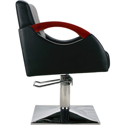 Friseurstuhl schwarz 205485