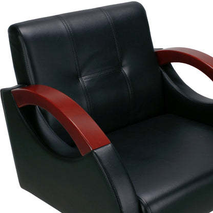 Friseurstuhl schwarz 205485
