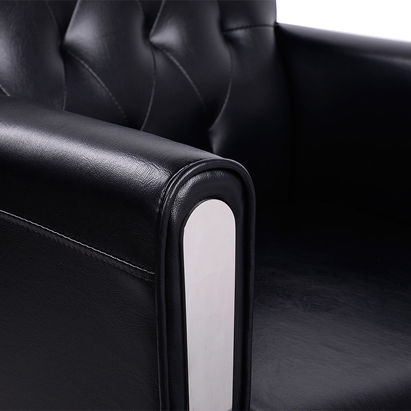 Friseurstuhl schwarz 205486