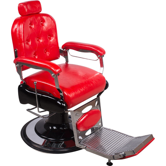 Barber Friseurstuhl Herrenstuhl rot 206023