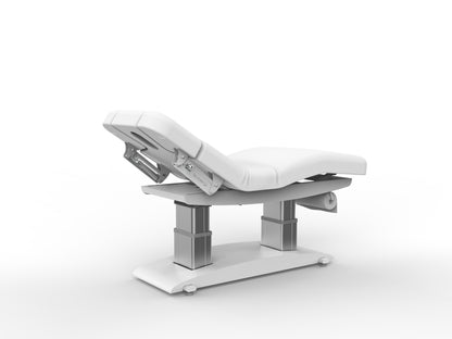 Massageliege Weiß mit 4 Motoren & Heizung L02259H