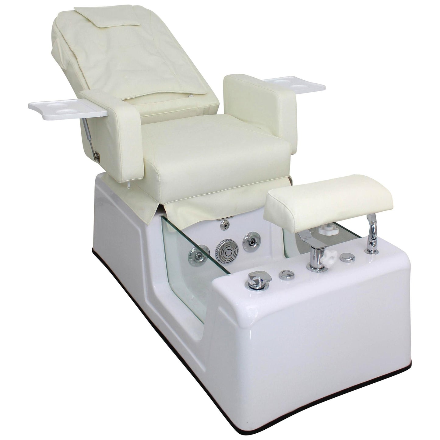 Fußpflegesessel elektrisch mit Rückenmassagefunktion weiß F002310