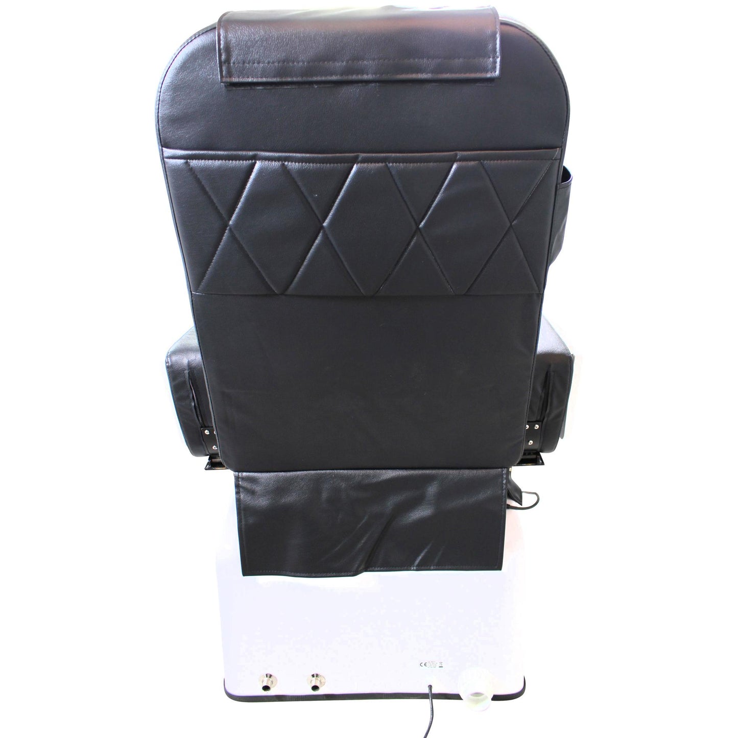 Fußpflegesessel elektrisch mit Rückenmassagefunktion schwarz / weiß F052310