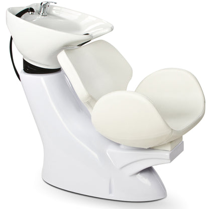 Friseurwaschsessel creme / weiß 251112