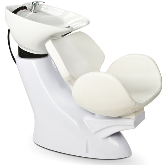 Friseurwaschsessel creme / weiß 251112