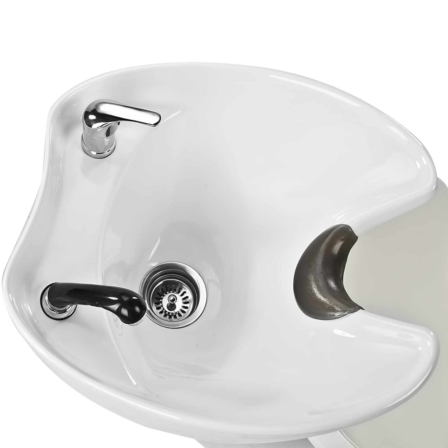 Friseurwaschsessel creme / weiß 251112