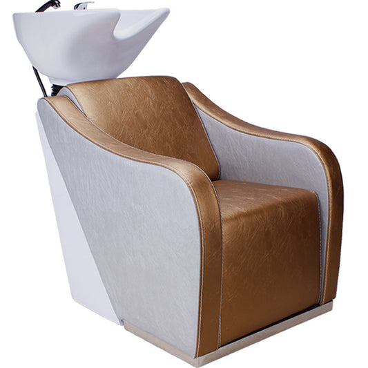 Friseurwaschsessel bronze / silber 253149