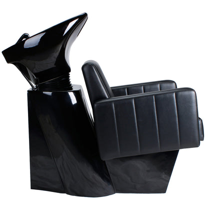 Friseurwaschsessel schwarz 255170