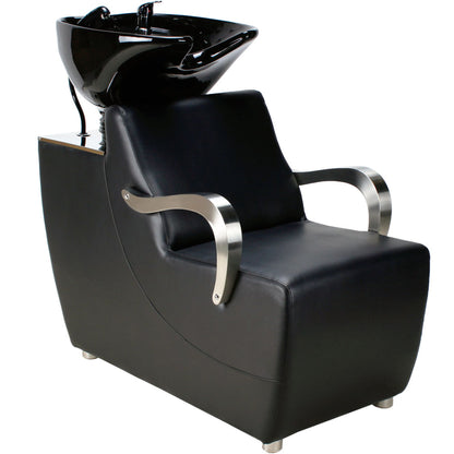 Friseurwaschsessel schwarz 255176