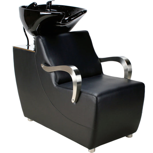Friseurwaschsessel schwarz 255176