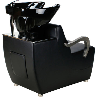 Friseurwaschsessel schwarz 255176