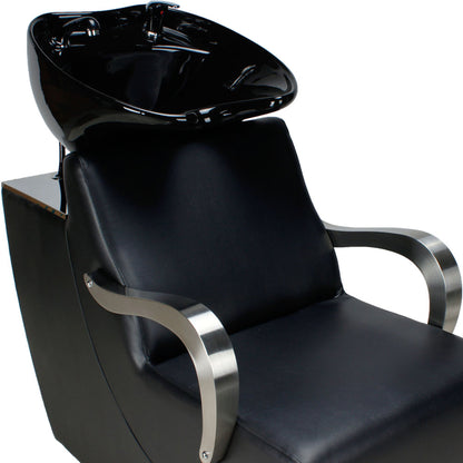 Friseurwaschsessel schwarz 255176
