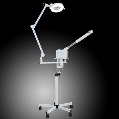 2in1 Vapozon & Lupenlampe Bedampfer mit Ozonlicht 2i1707