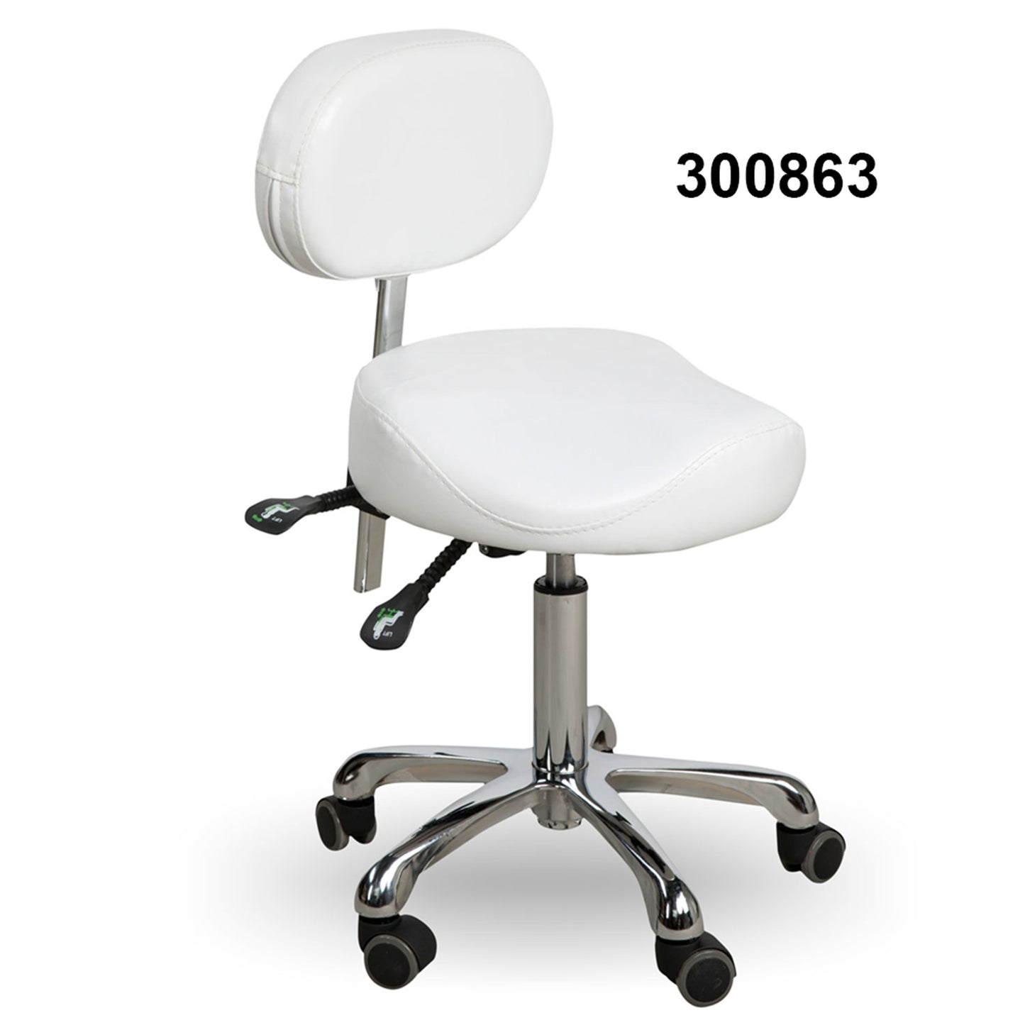 Arbeitsstuhl weiß 300863