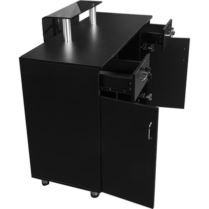 Empfangstresen schwarz 453307