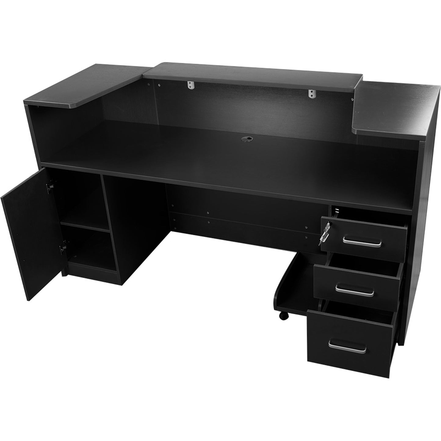Empfangstresen schwarz Empfangstheke E5KP60