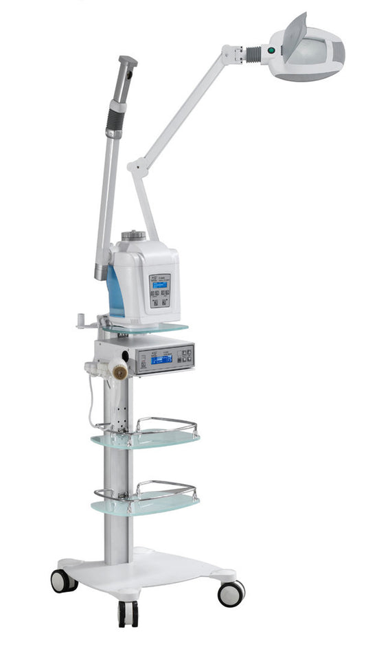 Kosmetikturm 3 in 1 Vapozon, Lupenlampe, Bürstenschleifgerät 50300E