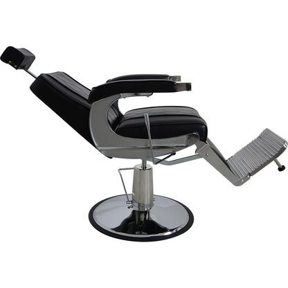 Barber Herrenstuhl schwarz Friseurstuhl Herrenfriseurstuhl HS5066
