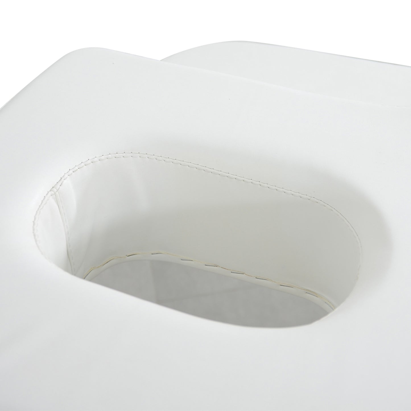 Massageliege Braun / Weiß mit 4 Motoren L36684a