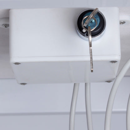 elektrische Behandlungsliege blau 072301